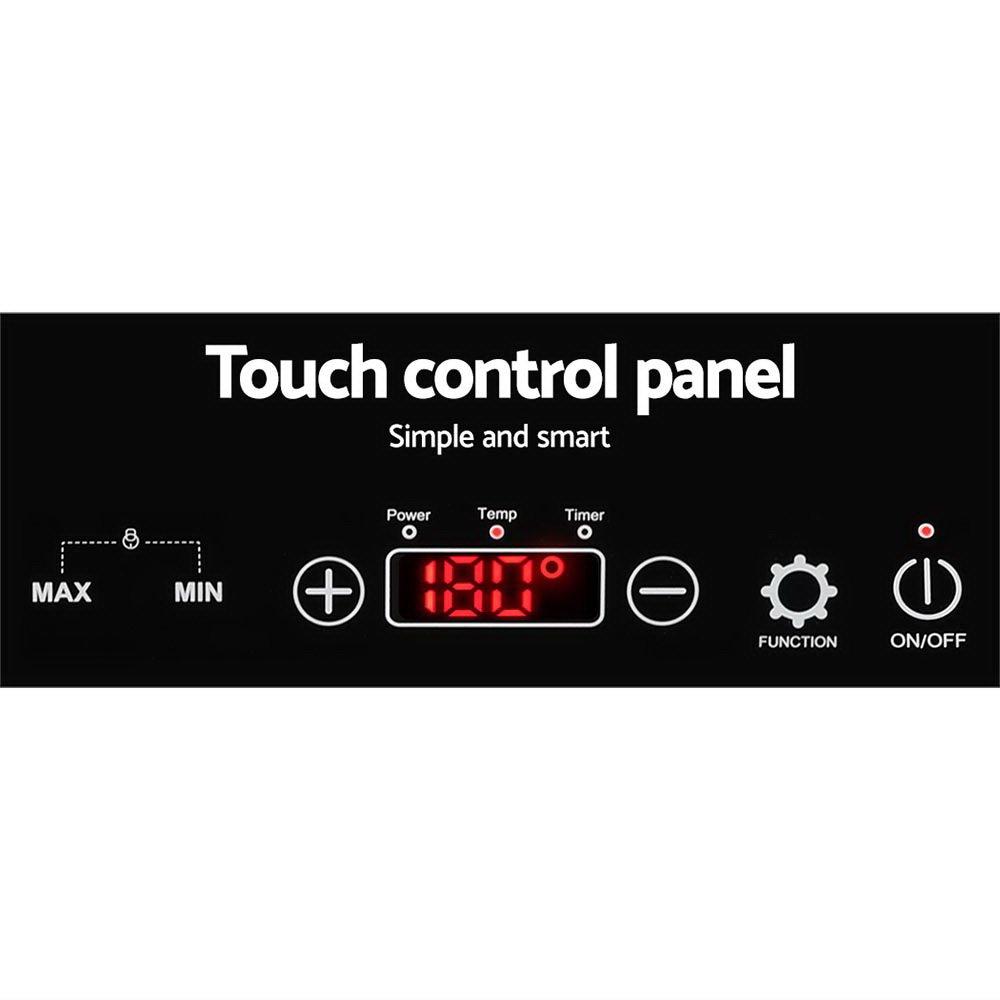 Devanti Portable Induction Cooktop 60cm Portable Cooker 15A Plug - CT-IN-D-YL-DC05 Devanti Portable Induction Cooktop 60cm Portable Cooker 15A Plug - Image 6