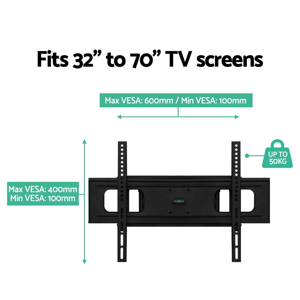 Artiss TV Wall Mount Bracket for 32"-70" LED LCD TVs Full Motion Strong Arms - TV-MOUN-B-SINGLE-66MT Artiss TV Wall Mount Bracket for 32"-70" LED LCD TVs Full Motion Strong Arms - Image 5