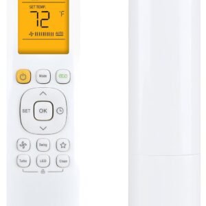 Replacement Remote Control Compatible with Pioneer 12,000 BTU 21.4 SEER2 Ductless Mini-Split Inverter+ Air Conditioner