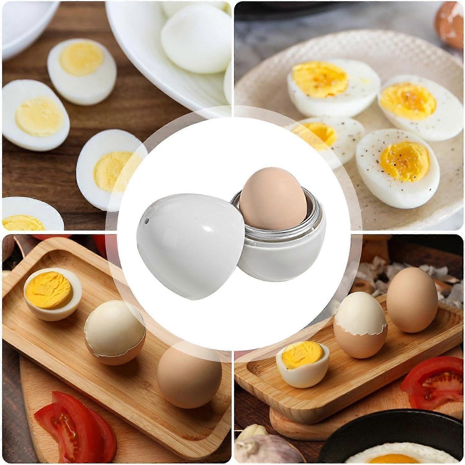 1/4 Egg Microwave Cooker with Lid, Quick Boiled Egg Maker - V1263-JX-4937 1/4 Egg Microwave Cooker with Lid, Quick Boiled Egg Maker - Image 5
