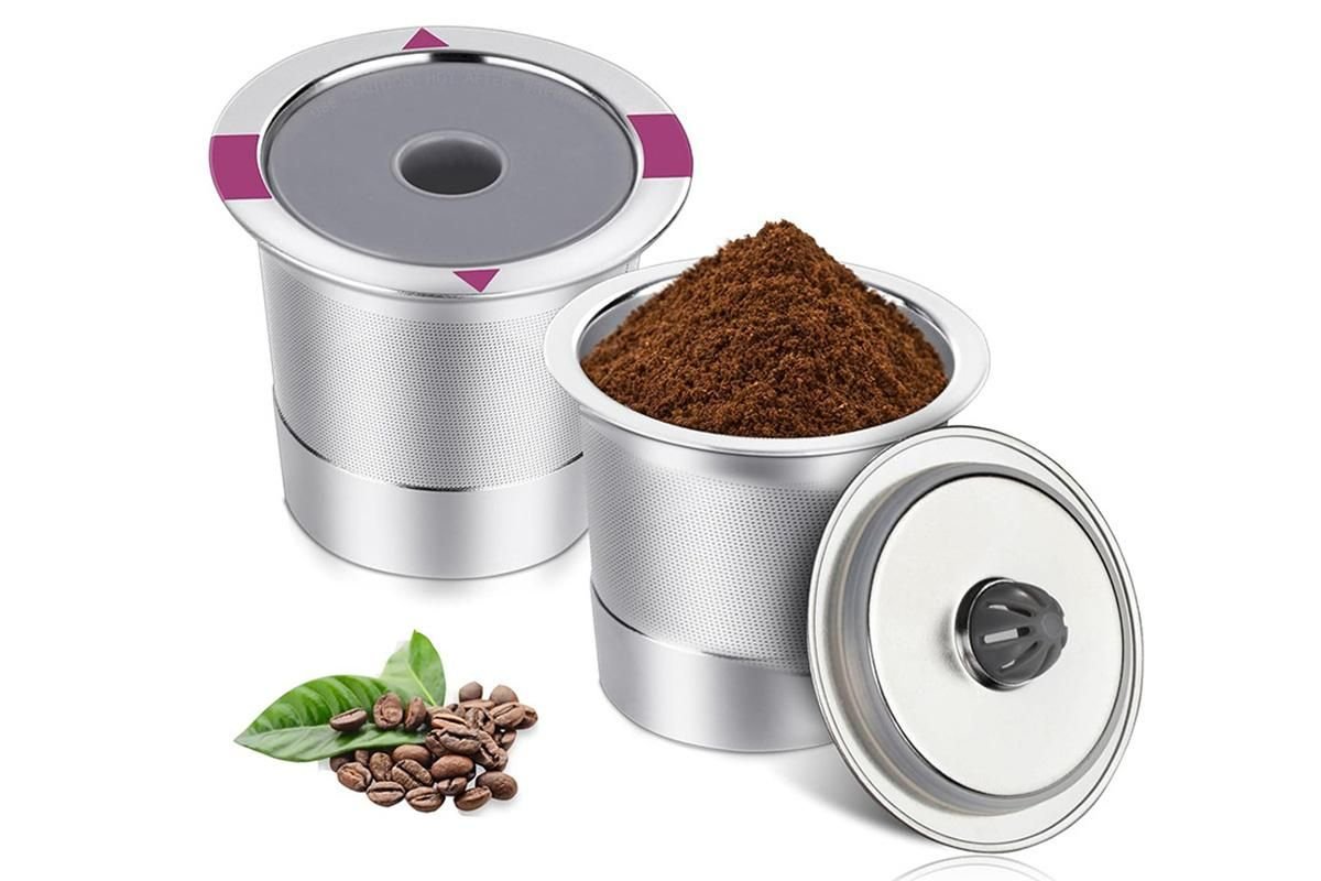 2 PCS Stainless Steel Coffee Filter Pods Compatible with Keurig 1.0/2.0 - V1263-JX-7200 2 PCS Stainless Steel Coffee Filter Pods Compatible with Keurig 1.0/2.0 - Image 10