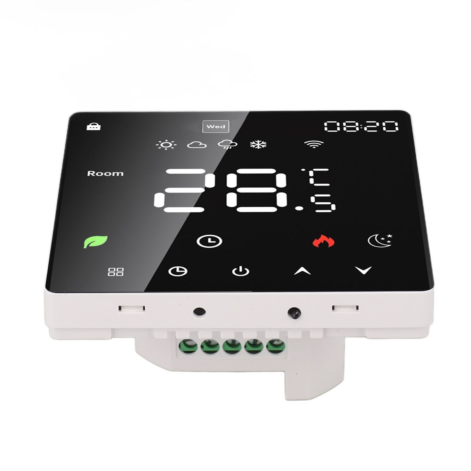 16A Smart Thermostat LCD Color Touchscreen PC Programmable Electric Heating Thermostat for Home Hotel Office AC 90 to 240V Without WiFi - V1294-YM0706-3114230133012 16A Smart Thermostat LCD Color Touchscreen PC Programmable Electric Heating Thermostat for Home Hotel Office AC 90 to 240V Without WiFi - Image 3