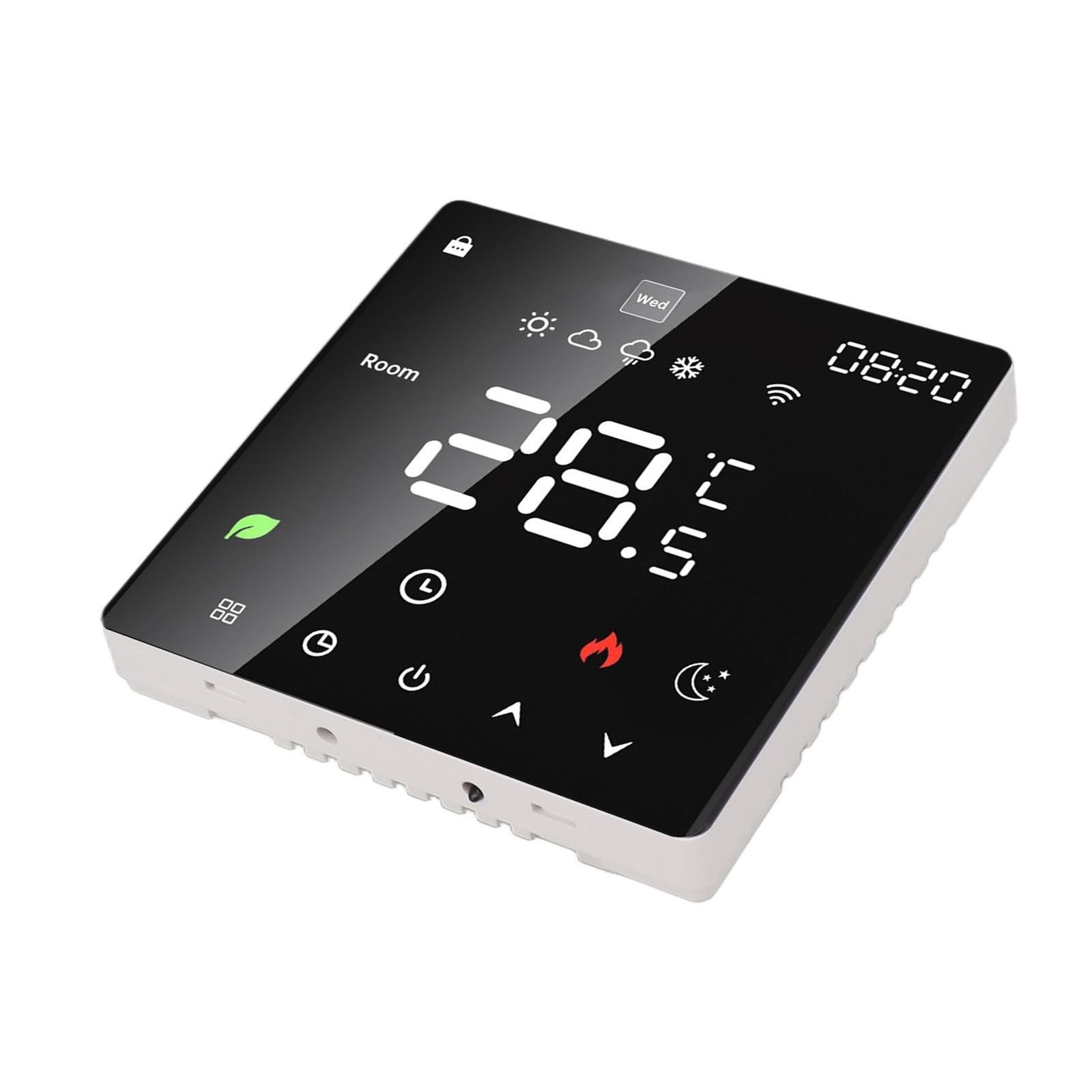 16A Smart Thermostat LCD Color Touchscreen PC Programmable Electric Heating Thermostat for Home Hotel Office AC 90 to 240V Without WiFi - V1294-YM0706-3114230133012 16A Smart Thermostat LCD Color Touchscreen PC Programmable Electric Heating Thermostat for Home Hotel Office AC 90 to 240V Without WiFi - Image 7