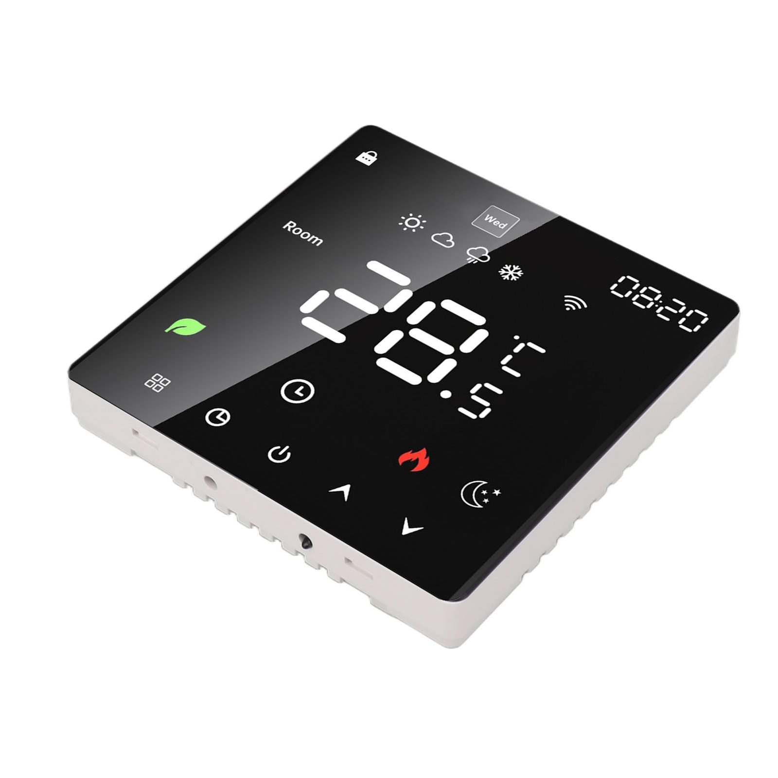 16A Smart Thermostat LCD Color Touchscreen PC Programmable Electric Heating Thermostat for Home Hotel Office AC 90 to 240V Without WiFi - V1294-YM0706-3114230133012 16A Smart Thermostat LCD Color Touchscreen PC Programmable Electric Heating Thermostat for Home Hotel Office AC 90 to 240V Without WiFi - Image 8