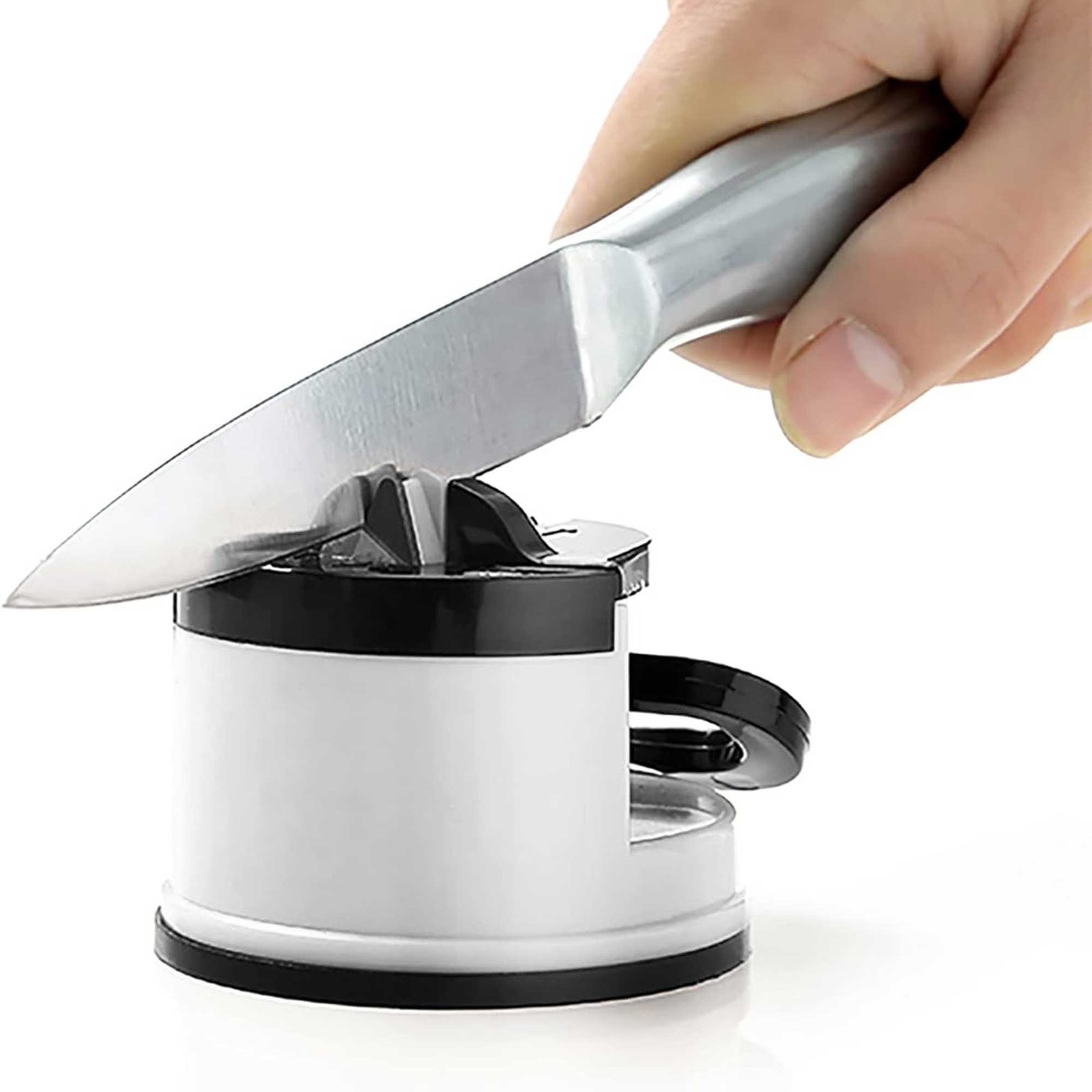 3x Kitchen Knife Sharpener Suction Grip Knives Blades Scissors Sharpening Tools - V238-SUPDZ-16803217414 3x Kitchen Knife Sharpener Suction Grip Knives Blades Scissors Sharpening Tools - Image 2