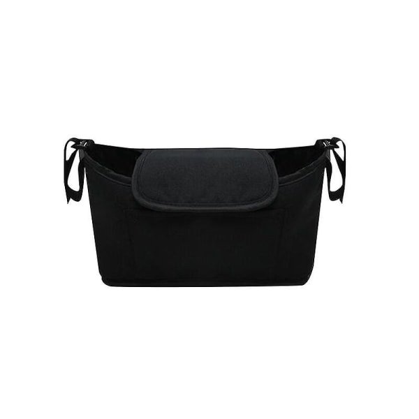 Baby Organizer Stroller Accessories Bag Large Space for All Strollers（Black）