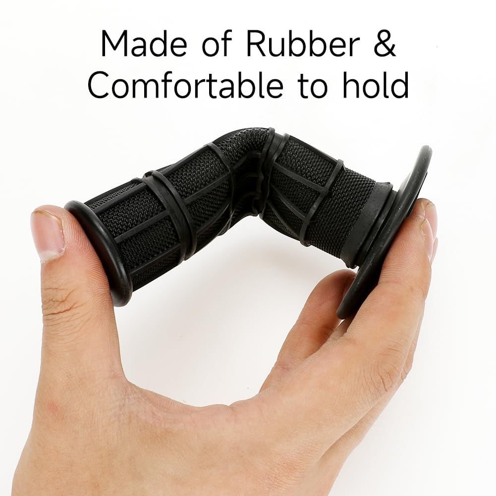 Black Motorcycle Grip, Motorcycle Hand Grips for Pit Dirt Bike Motocross Motorcycle Offroad Dirt Bike - V1192-AZ-W-3985 Black Motorcycle Grip, Motorcycle Hand Grips for Pit Dirt Bike Motocross Motorcycle Offroad Dirt Bike - Image 4