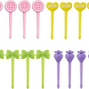 16 Pcs Fruit Picks for Kids Food Bento Lunch Box Cute Animal Toothpicks Accessories Toddler Mini Dinosaur Cartoon Forks Reusable