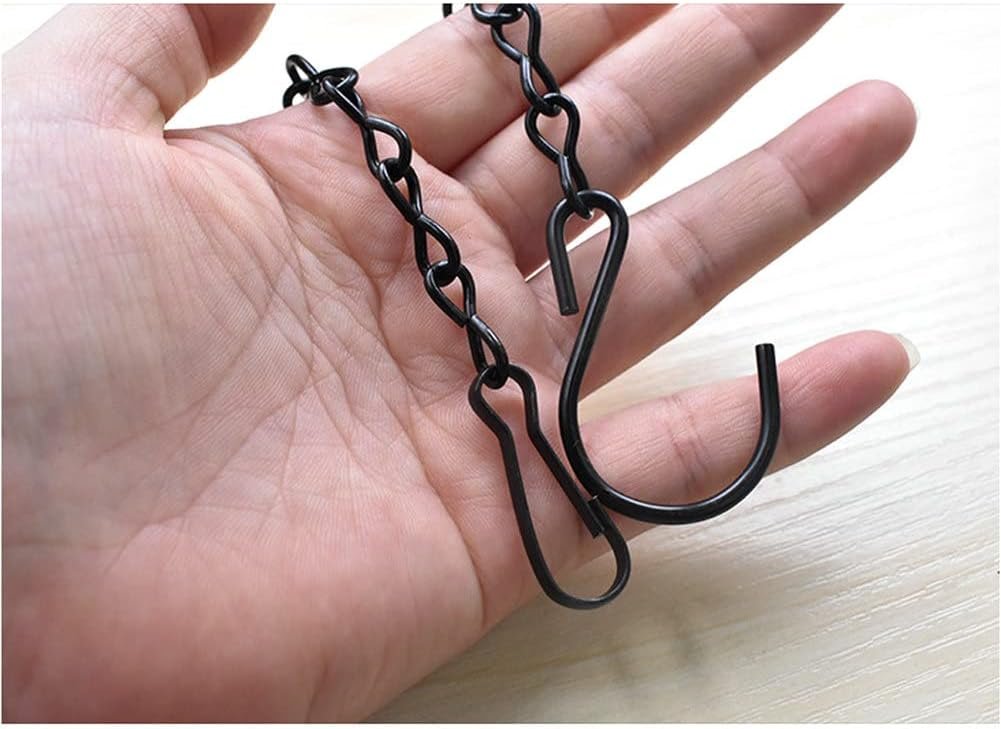 10 Pack 9.5 Inch Black Hanging Chains, Garden Plant Hangers for Hanging Bird Feeders, Billboards, Chalkboards, Basket, Planters, Lanterns, Wind Chimes and Decorative Ornaments Etc. - V1258-DP02-B-432 10 Pack 9.5 Inch Black Hanging Chains, Garden Plant Hangers for Hanging Bird Feeders, Billboards, Chalkboards, Basket, Planters, Lanterns, Wind Chimes and Decorative Ornaments Etc. - Image 7