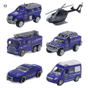 6Pcs Engineering Vehicle Simulate Gifts 1/58 Scale Boy and Girls Interactive Play Pull Back Car for School