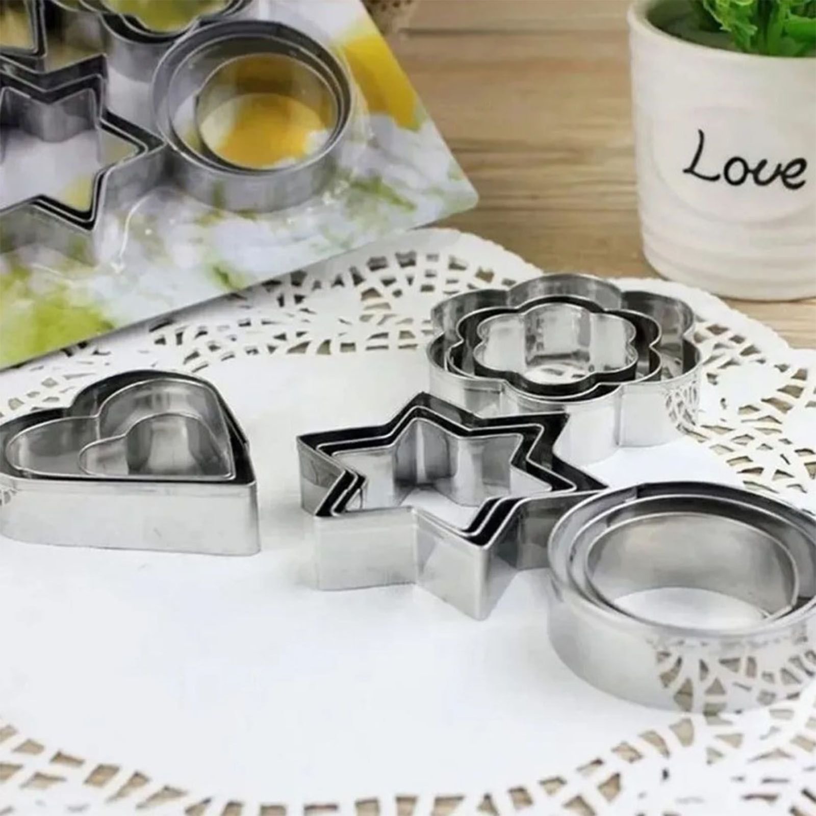 24pcs Metal Biscuit Cutters Set Food Grade BPA Free Stainless Steel Biscuit Molds for Biscuits Chocolate Cake - V1294-YM0626-3118220315011 24pcs Metal Biscuit Cutters Set Food Grade BPA Free Stainless Steel Biscuit Molds for Biscuits Chocolate Cake - Image 11