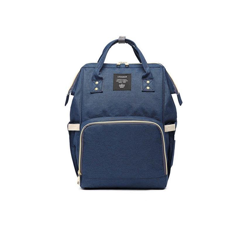 Luxury Multifunctional Diaper Nappy Backpack Maternity Mummy Changing Bag - Navy - V528-9360101098605 Luxury Multifunctional Diaper Nappy Backpack Maternity Mummy Changing Bag - Navy - Image 10