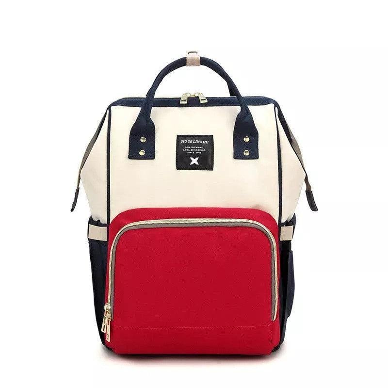 Luxury Multifunctional Diaper Nappy Backpack Maternity Mummy Changing Bag - Navy - V528-9360101098605 Luxury Multifunctional Diaper Nappy Backpack Maternity Mummy Changing Bag - Navy - Image 18