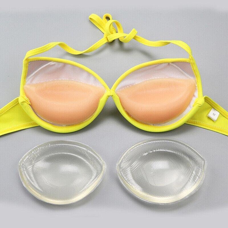 Triangle Push-Up Silicone Bra Inserts Breasts Pad Bikini Bra Cleavage Enhancers - Beige-Small - V528-BIKINIBRA-BEIGE-SMALL-304138 Triangle Push-Up Silicone Bra Inserts Breasts Pad Bikini Bra Cleavage Enhancers - Beige-Small - Image 5