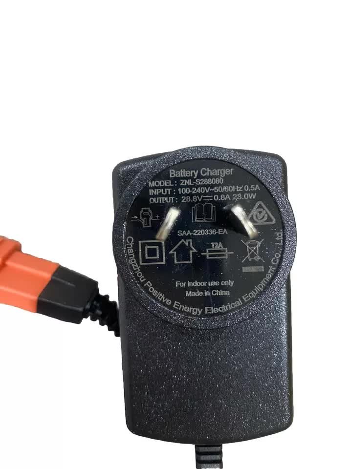 24V Battery Charger for Kids Toy Car Bike Scooter Buggy Adaptor - V580-CAR-CH-RED24 24V Battery Charger for Kids Toy Car Bike Scooter Buggy Adaptor - Image 2