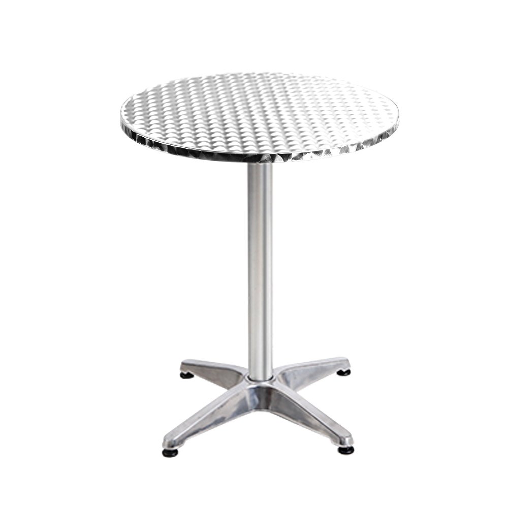 Gardeon Set of 4 Outdoor Bar Table Aluminium Round 70/110CM - FF-TABLE-AL60-70110X4 Gardeon Set of 4 Outdoor Bar Table Aluminium Round 70/110CM - Image 3