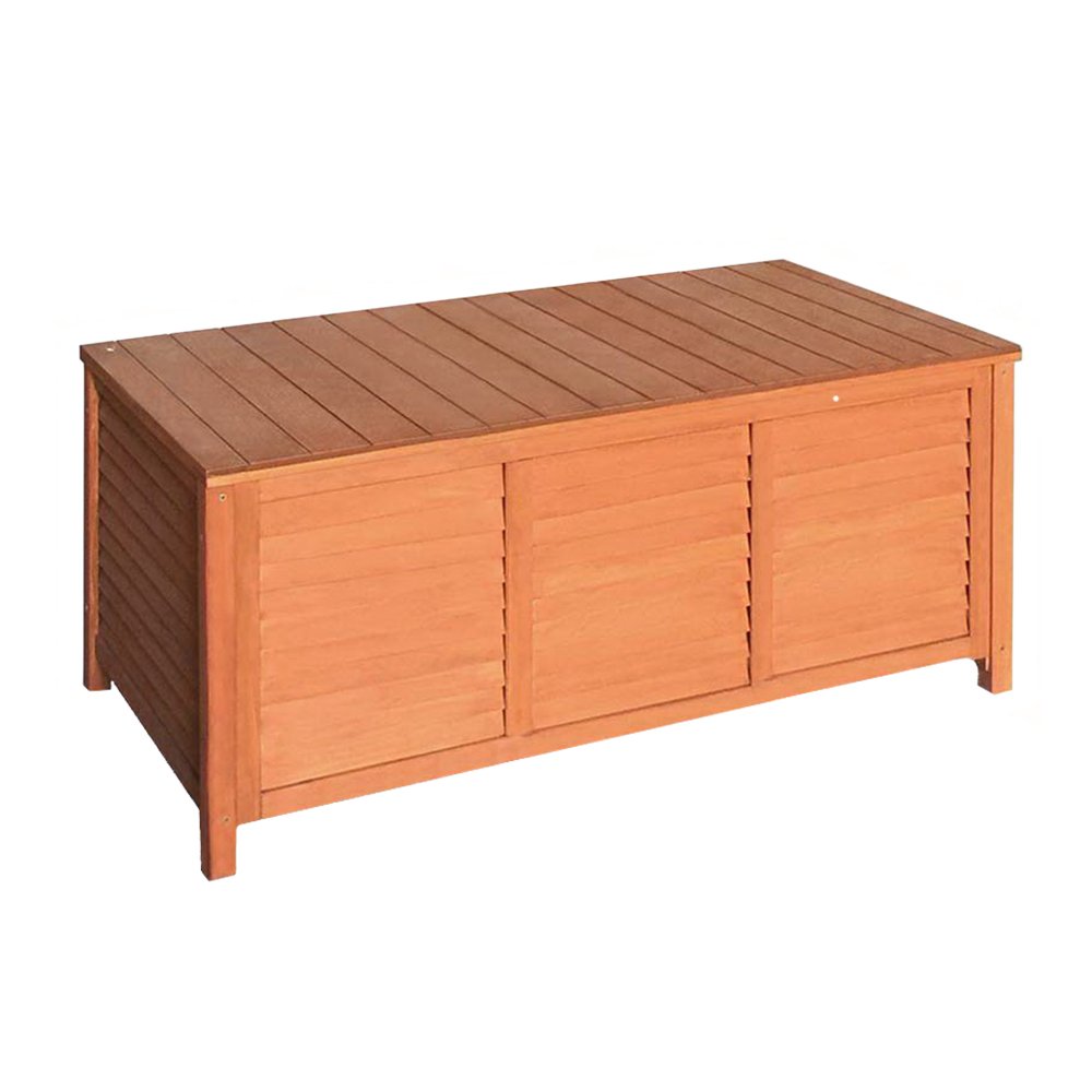 Gardeon Outdoor Storage Bench Box 210L Wooden Patio Furniture Garden Chair Seat - FF-WD-SB-1040 Gardeon Outdoor Storage Bench Box 210L Wooden Patio Furniture Garden Chair Seat - Image 3
