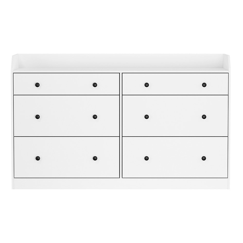 Artiss 6 Chest of Drawers - PETE White - FUR-S-CDR-02-WH-AB Artiss 6 Chest of Drawers - PETE White - Image 5
