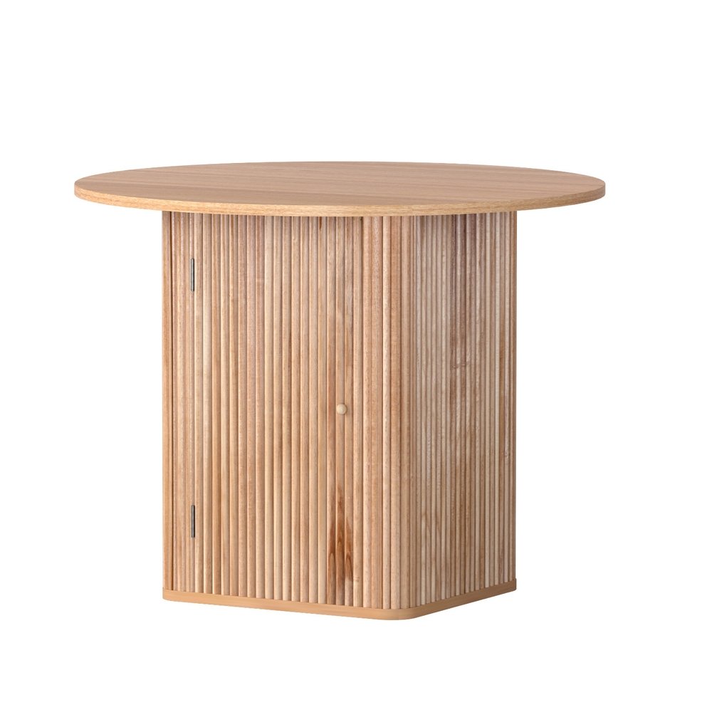 1M Artiss Dining Table Storage Base - FUR-U-DTAB-RD-WD-AB 1M Artiss Dining Table Storage Base - Image 3