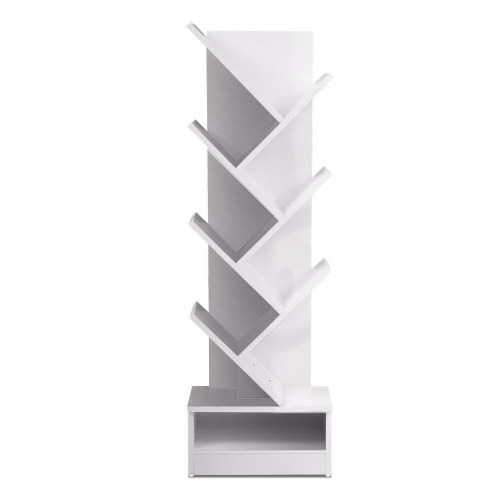Artiss Tree Bookshelf 7 Tiers - ECHO White - FURNI-E-SHELF-7T-WH Artiss Tree Bookshelf 7 Tiers - ECHO White - Image 3