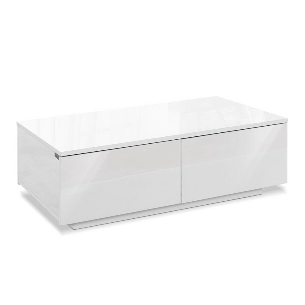 Artiss Coffee Table 4 Drawers White Trevi - FURNI-L-COF01-WH-AB Artiss Coffee Table 4 Drawers White Trevi - Image 8