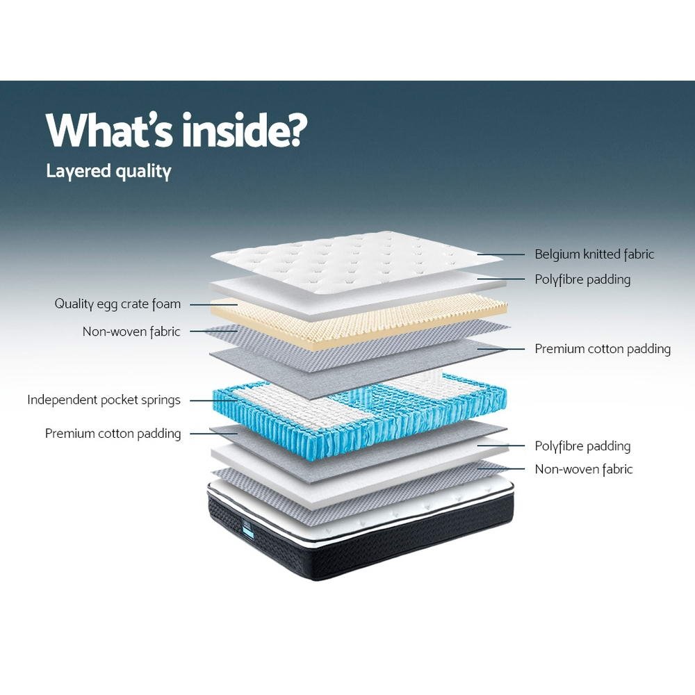 Giselle Bedding 21cm Mattress Euro Top Double - MATTRESS-0505-BET21-D Giselle Bedding 21cm Mattress Euro Top Double - Image 7