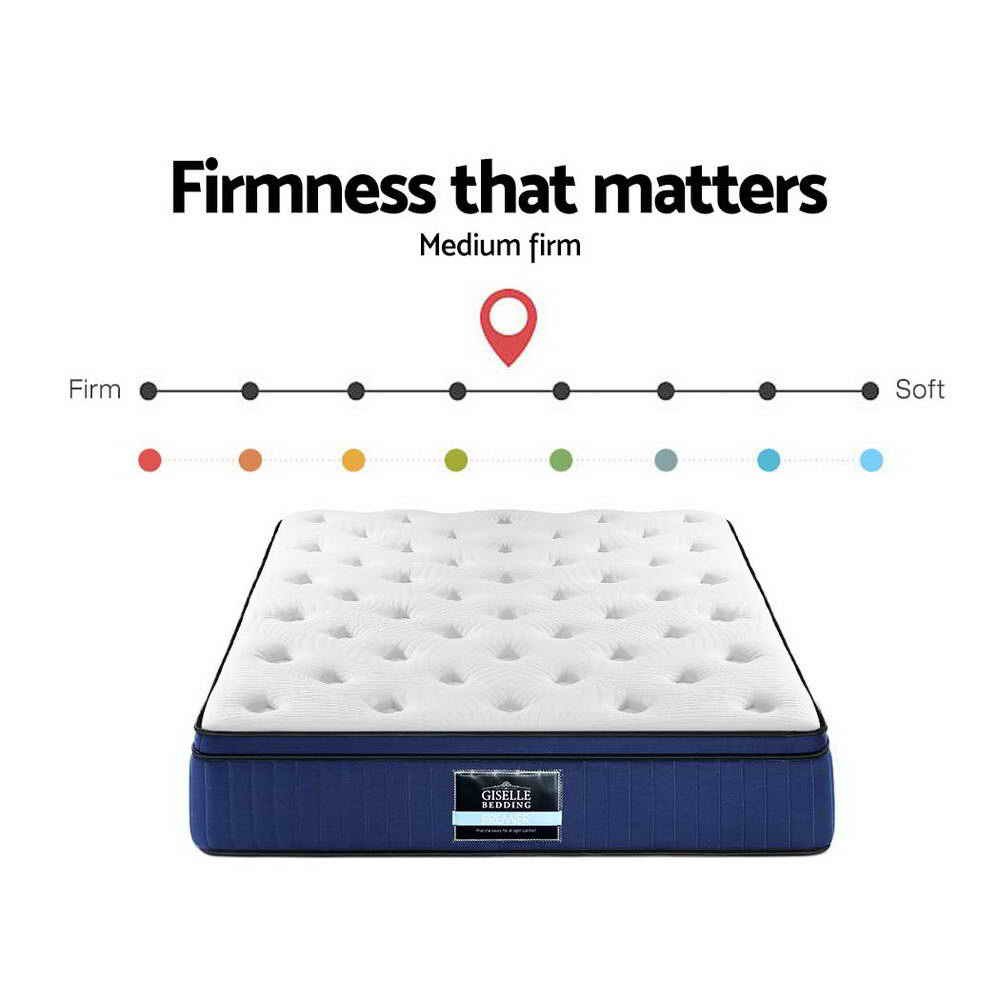 Giselle Bedding 34cm Mattress Cool Gel Memory Foam 7 Zone Queen - MATTRESS-8602-Q153 Giselle Bedding 34cm Mattress Cool Gel Memory Foam 7 Zone Queen - Image 4