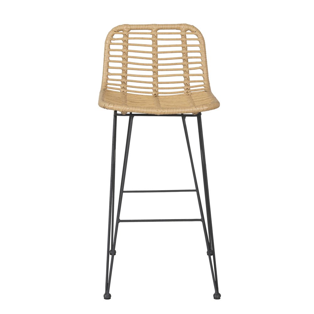 Gardeon 2x Outdoor Bar Stools Rattan Nature - ODF-BA-TW-RATTAN-NA-X2 Gardeon 2x Outdoor Bar Stools Rattan Nature - Image 3