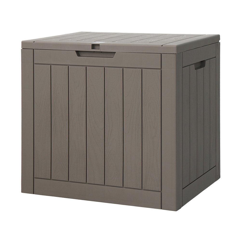 Gardeon Outdoor Storage Box 118L Container Lockable Garden Toy Tool Shed Grey - OSB-C-118L-GR Gardeon Outdoor Storage Box 118L Container Lockable Garden Toy Tool Shed Grey - Image 7