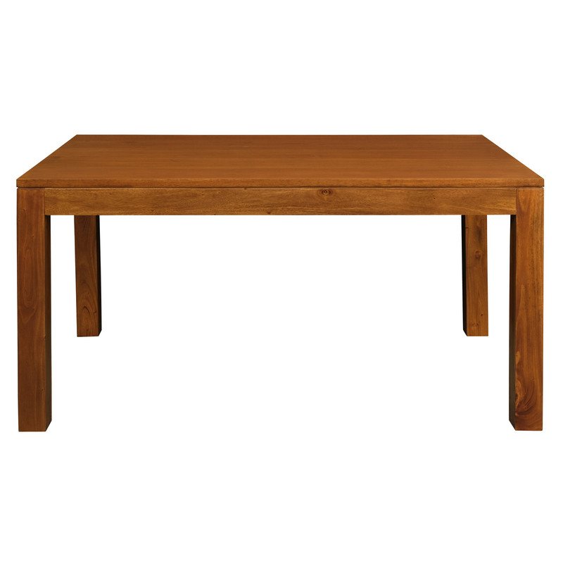 Amsterdam Solid Mahogany Timber Dining Table 120 x 70 cm (Light Pecan) - V199-DT12070TALP Amsterdam Solid Mahogany Timber Dining Table 120 x 70 cm (Light Pecan) - Image 2