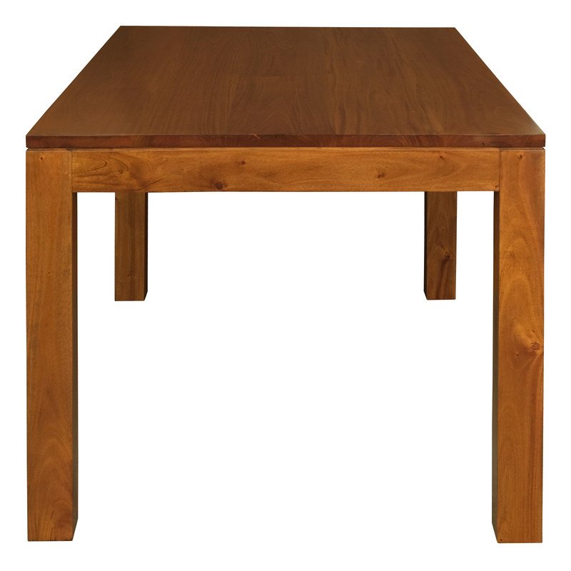 Amsterdam Solid Mahogany Timber Dining Table 120 x 70 cm (Light Pecan) - V199-DT12070TALP Amsterdam Solid Mahogany Timber Dining Table 120 x 70 cm (Light Pecan) - Image 3