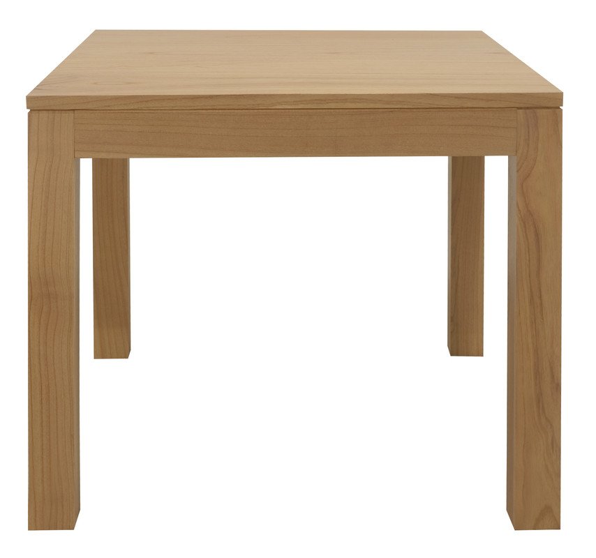 Amsterdam Solid Mindi Timber Dining Table 90 x 90 cm (Natural) - V199-DT9090TAMDNI Amsterdam Solid Mindi Timber Dining Table 90 x 90 cm (Natural) - Image 2