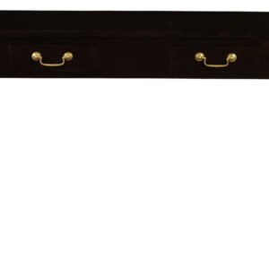 2 Drawer Straight Leg Sofa/Hall Table (Chocolate)