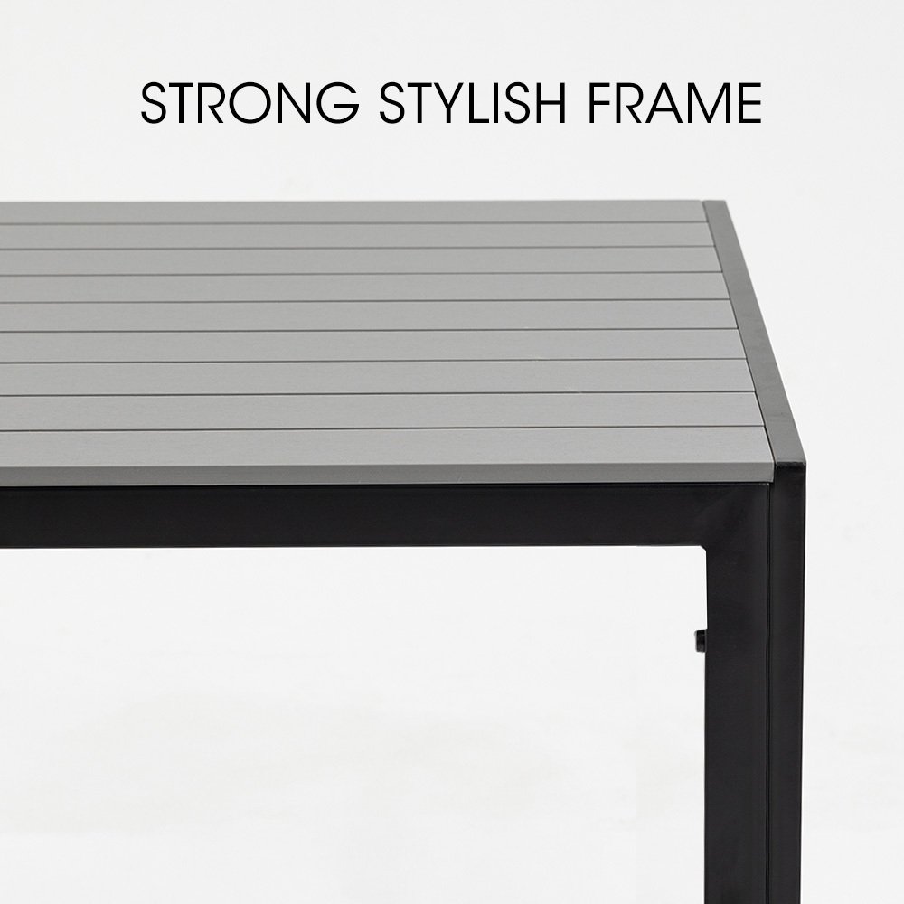FORTIA 150x90cm Outdoor Dining Table, Rectangular, Furniture for Outside - V219-OTDTBLFOS1PA FORTIA 150x90cm Outdoor Dining Table, Rectangular, Furniture for Outside - Image 6