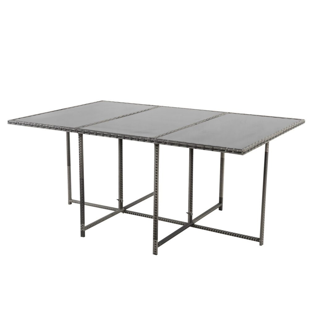 Bali 11 Piece Outdoor Dining Set-Grey - V264-OTF-501S-LGR Bali 11 Piece Outdoor Dining Set-Grey - Image 7