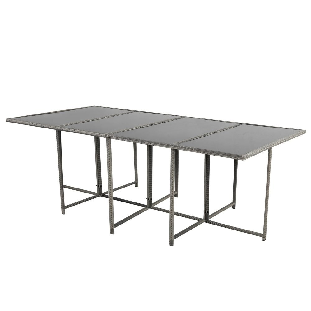 Bali 13PC Outdoor Dining Set-Grey - V264-OTF-502S-LGR Bali 13PC Outdoor Dining Set-Grey - Image 9