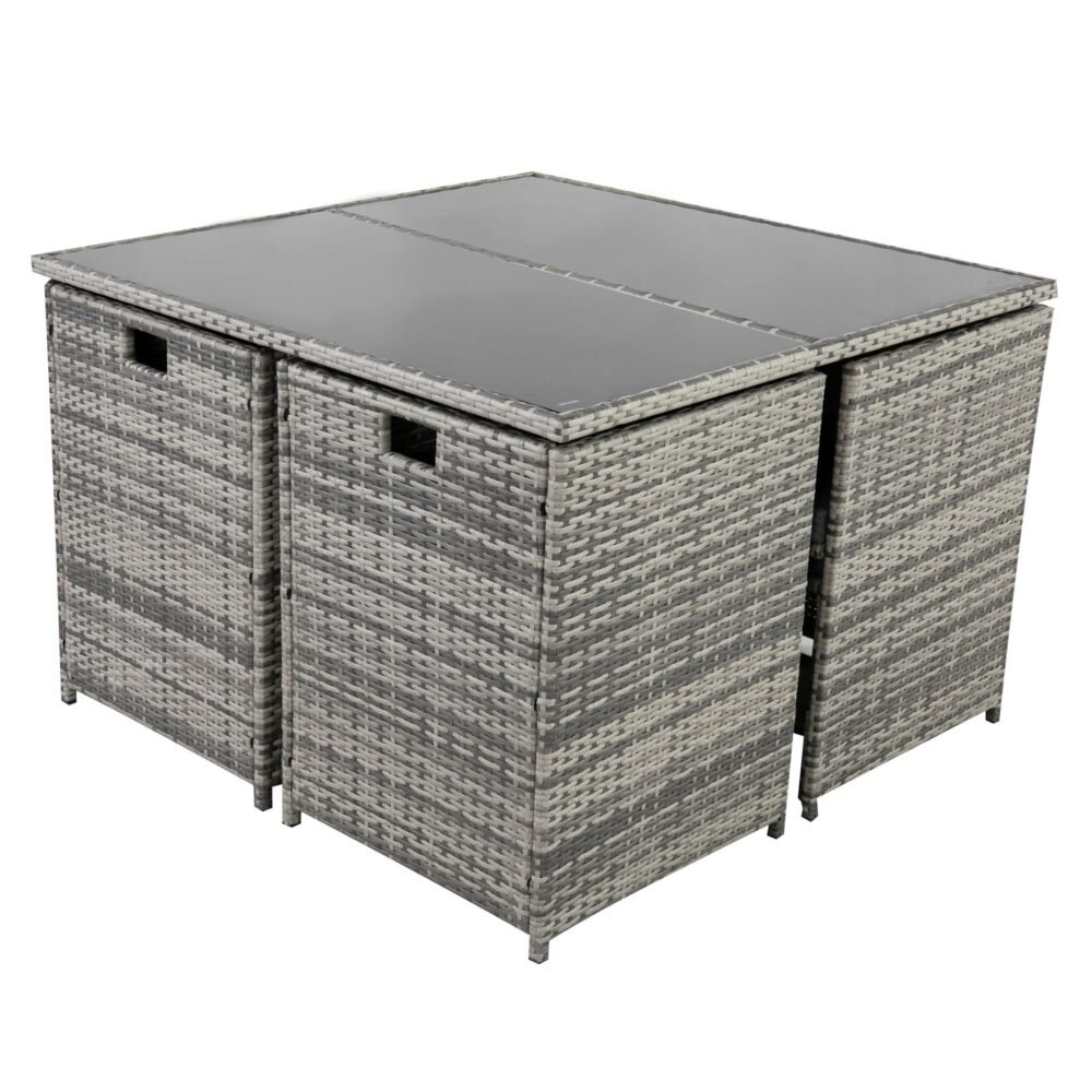 Horrocks 8 Seater Outdoor Dining Set-Grey - V264-OTF-503S-LGR Horrocks 8 Seater Outdoor Dining Set-Grey - Image 7