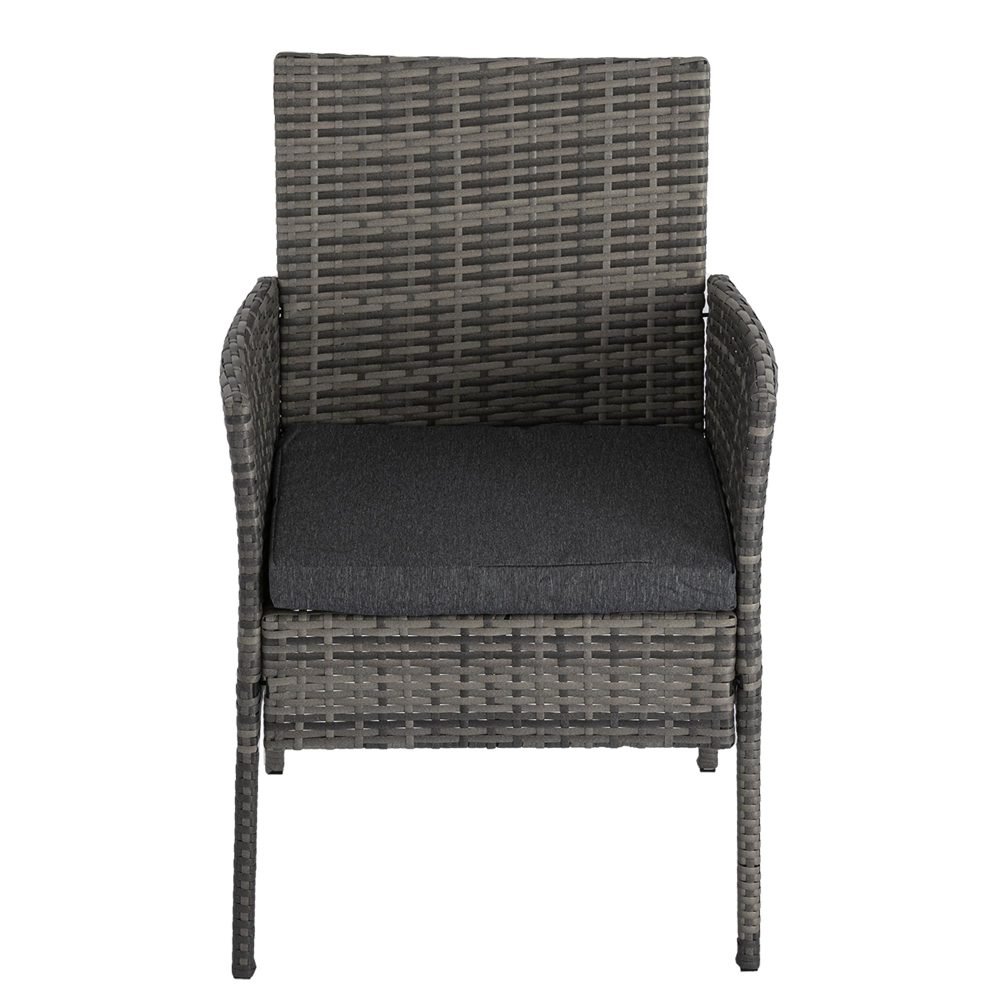 Rural Style Outdoor Grey Wicker 6 Seater Dining Set - V264-OTF-527S-DGR Rural Style Outdoor Grey Wicker 6 Seater Dining Set - Image 7