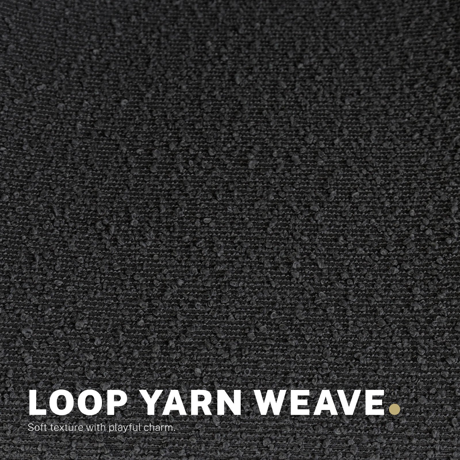 2 Set Office Desk Chair - Loop Yarn Fabric Home Swivel Chair Cut-Out Seat HALO BLACK - V274-FT-VOC-002BK-LBK2 2 Set Office Desk Chair - Loop Yarn Fabric Home Swivel Chair Cut-Out Seat HALO BLACK - Image 9