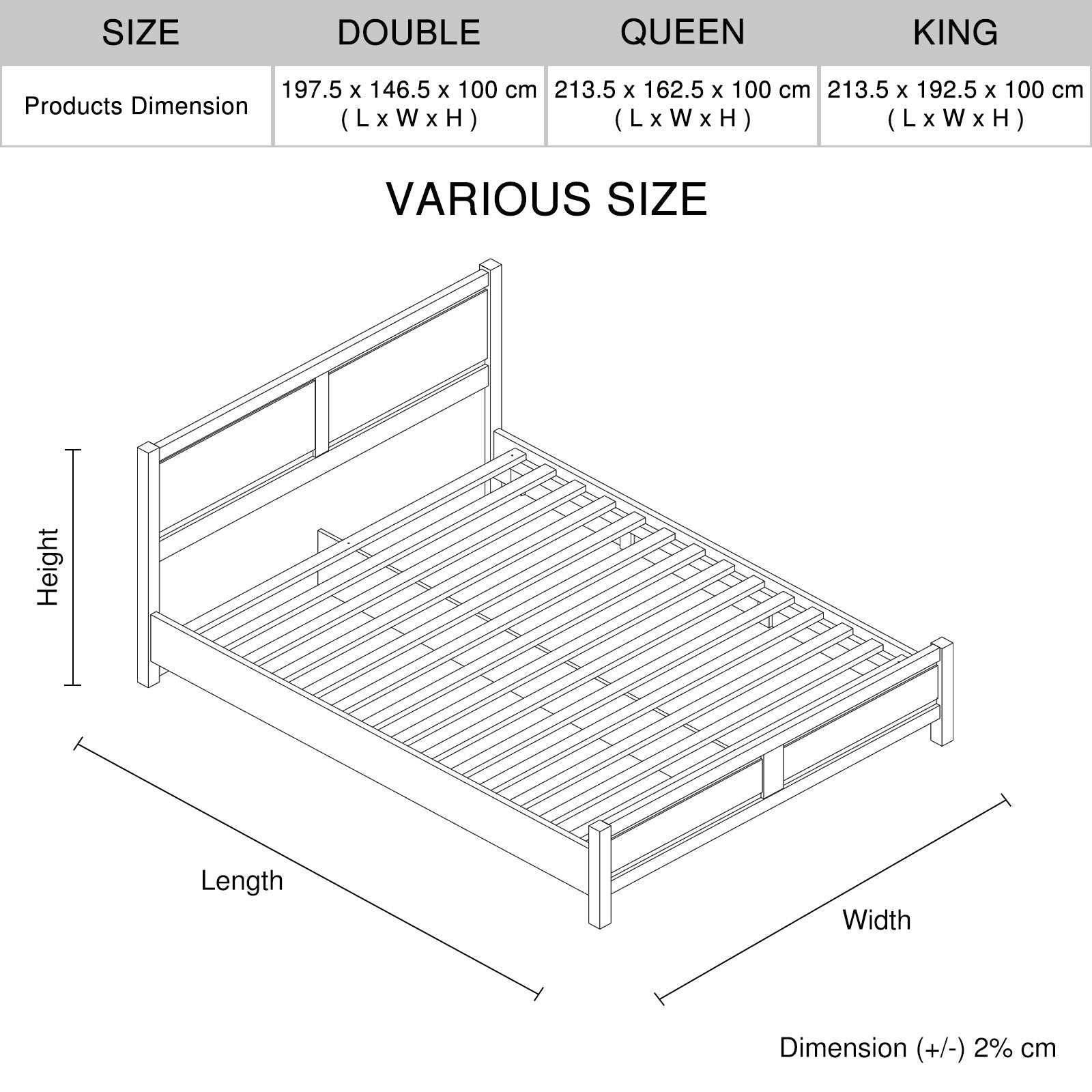 5 Pieces Bedroom Suite Natural Wood Like MDF Structure Double Size Oak Colour Bed, Bedside Table, Tallboy & Dresser - V43-BDS-CEL-5PC-TBY-DRS-D-OAK 5 Pieces Bedroom Suite Natural Wood Like MDF Structure Double Size Oak Colour Bed, Bedside Table, Tallboy & Dresser - Image 9
