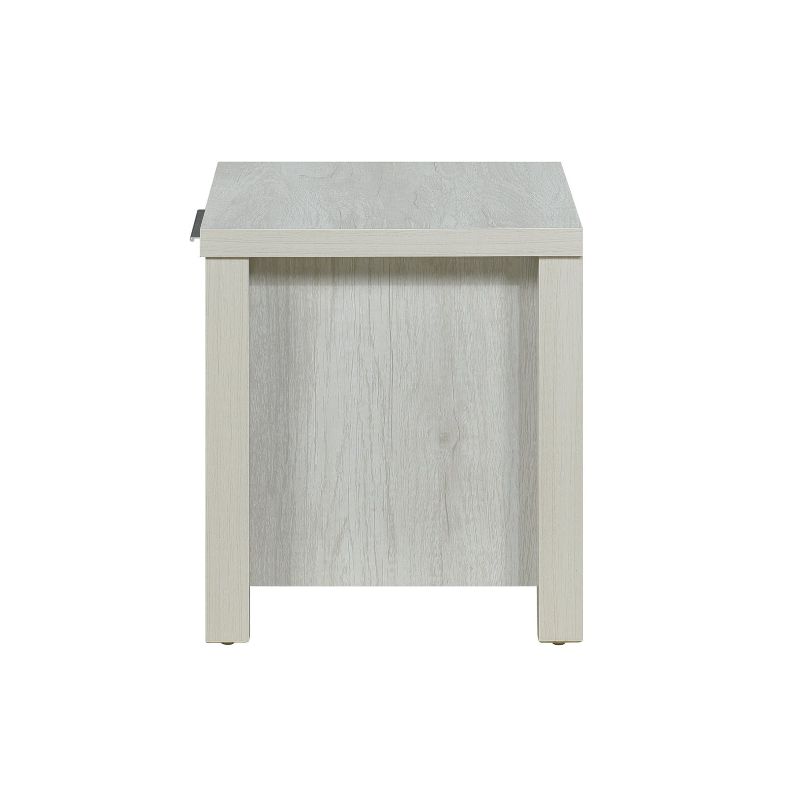 Bedside Table 2 drawers Storage Table Night Stand MDF in White Ash - V43-BST-CELWHA Bedside Table 2 drawers Storage Table Night Stand MDF in White Ash - Image 4
