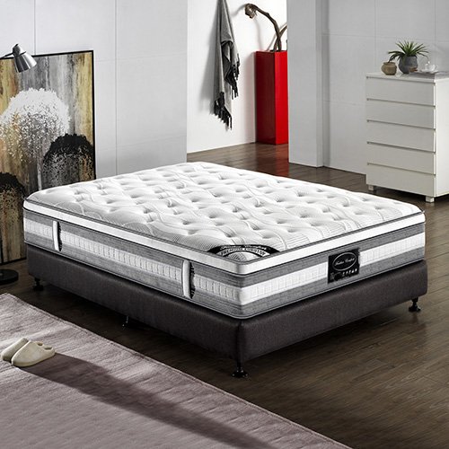 Mattress Euro Top King Size Pocket Spring Coil with Knitted Fabric Medium Firm 34cm Thick - V43-MAT-PET-K Mattress Euro Top King Size Pocket Spring Coil with Knitted Fabric Medium Firm 34cm Thick - Image 2