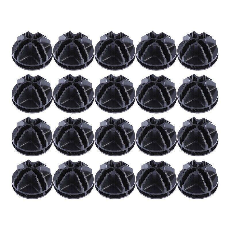 20PCS Wire Storage Cube Plastic Connectors Mesh Snap Plastic Push Grid - White - V528-9360312079448 20PCS Wire Storage Cube Plastic Connectors Mesh Snap Plastic Push Grid - White - Image 6