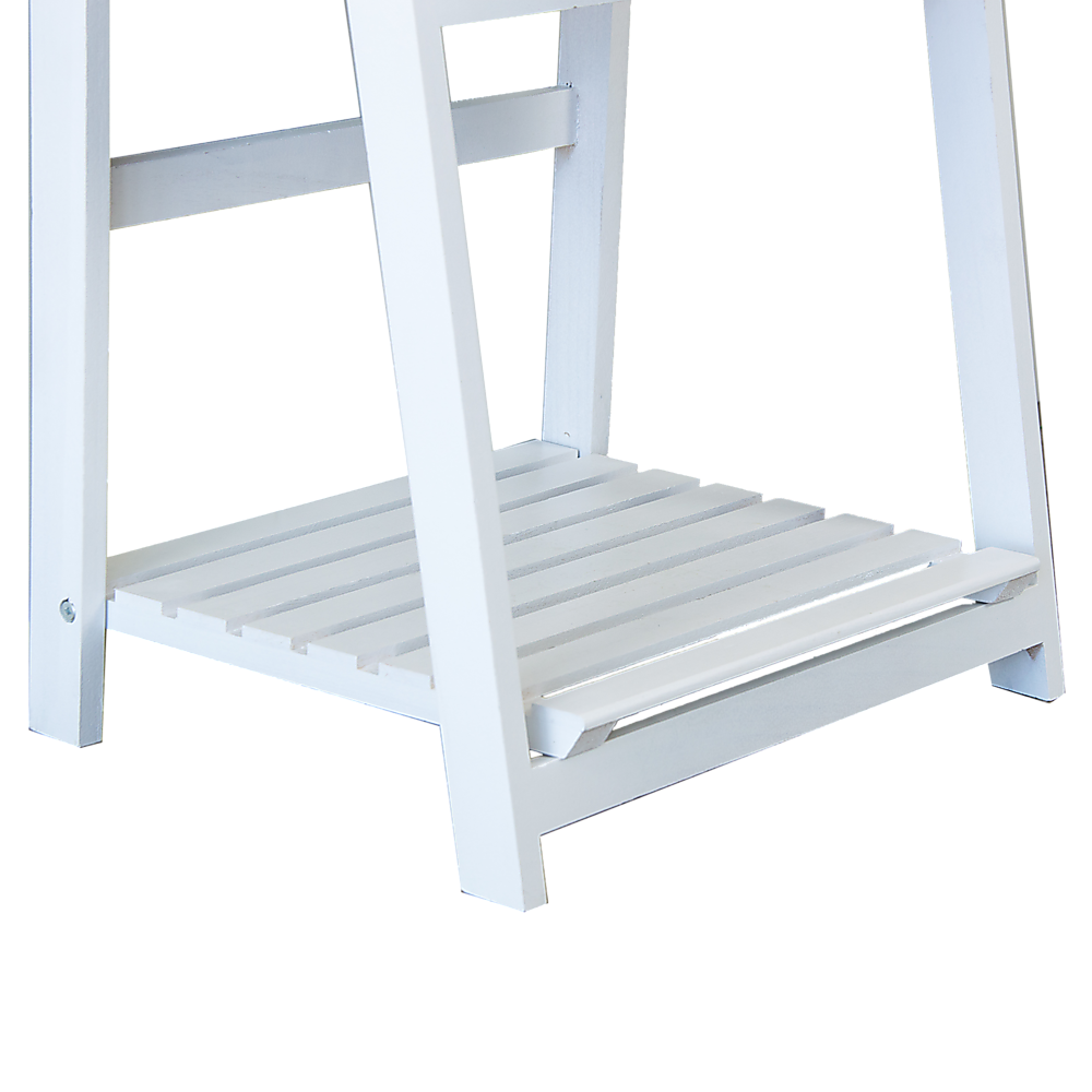 5 Tier Wooden Ladder Shelf Stand Storage Book Shelves Shelving Display Rack - V63-824201 5 Tier Wooden Ladder Shelf Stand Storage Book Shelves Shelving Display Rack - Image 4
