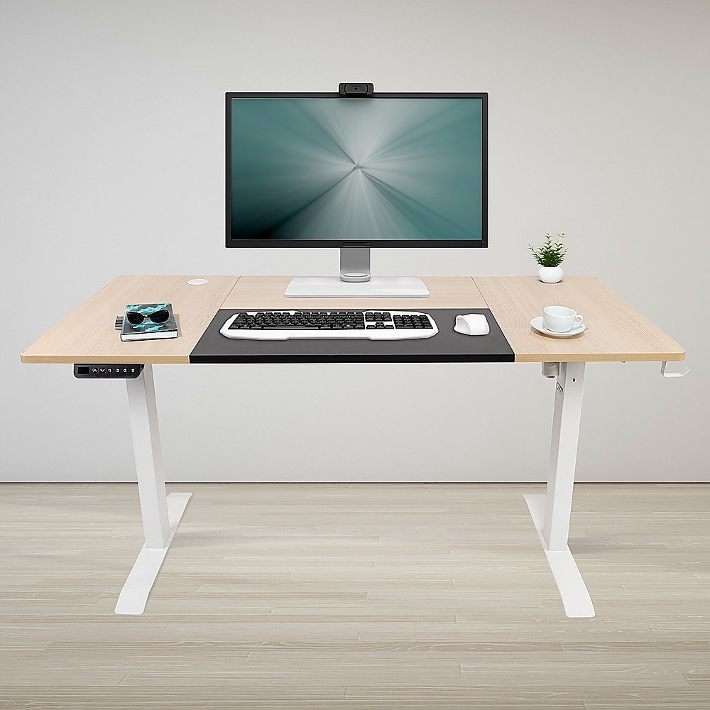Standing Desk Electric Motorised Computer Desk Height Adjustable Sit Stand Table - V63-841961 Standing Desk Electric Motorised Computer Desk Height Adjustable Sit Stand Table - Image 2