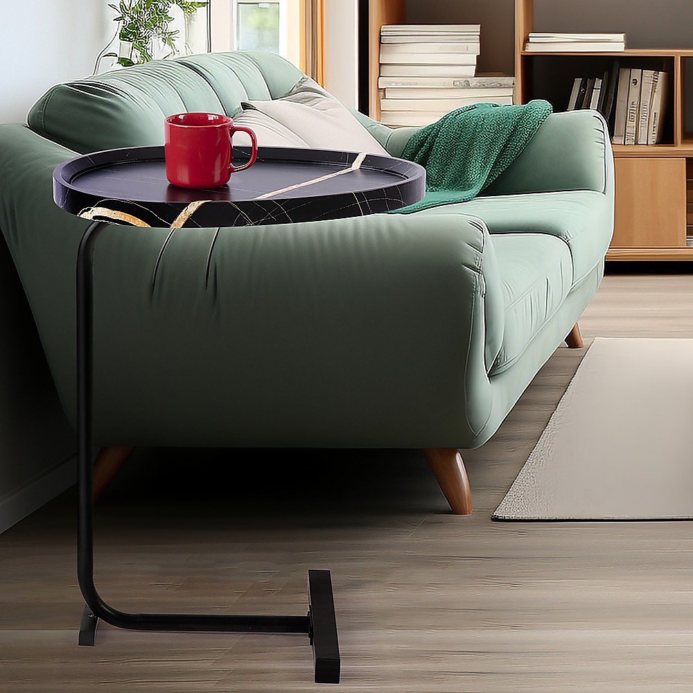 Side Table for Living Room End Coffee Table - Egg-Shaped Top - V63-848181 Side Table for Living Room End Coffee Table - Egg-Shaped Top - Image 3