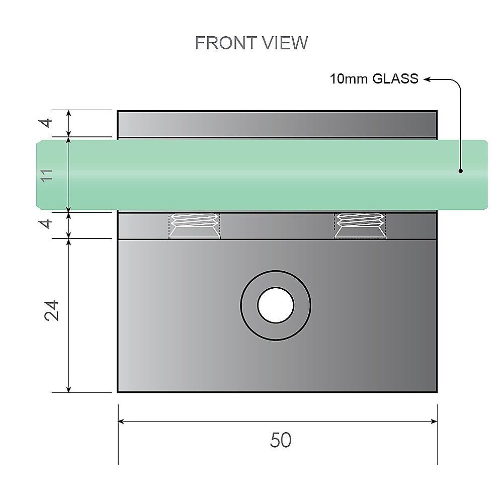 100cm Frameless Diamond Shower Screen – White F-Brackets with SS Hinges & Round Knob Handle - V63-911121 100cm Frameless Diamond Shower Screen – White F-Brackets with SS Hinges & Round Knob Handle - Image 14