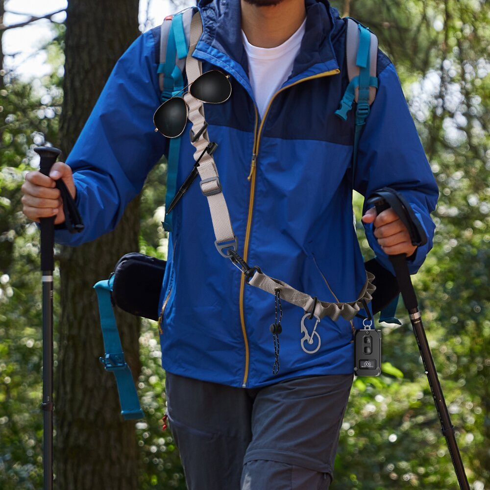 Khaki 4 PCS Heavy-Duty Outdoor Utility Strap - Multi-Purpose Camping Gear & Bottle Hanging Lanyard - V888-ELOSUNG24689 Khaki 4 PCS Heavy-Duty Outdoor Utility Strap - Multi-Purpose Camping Gear & Bottle Hanging Lanyard - Image 3