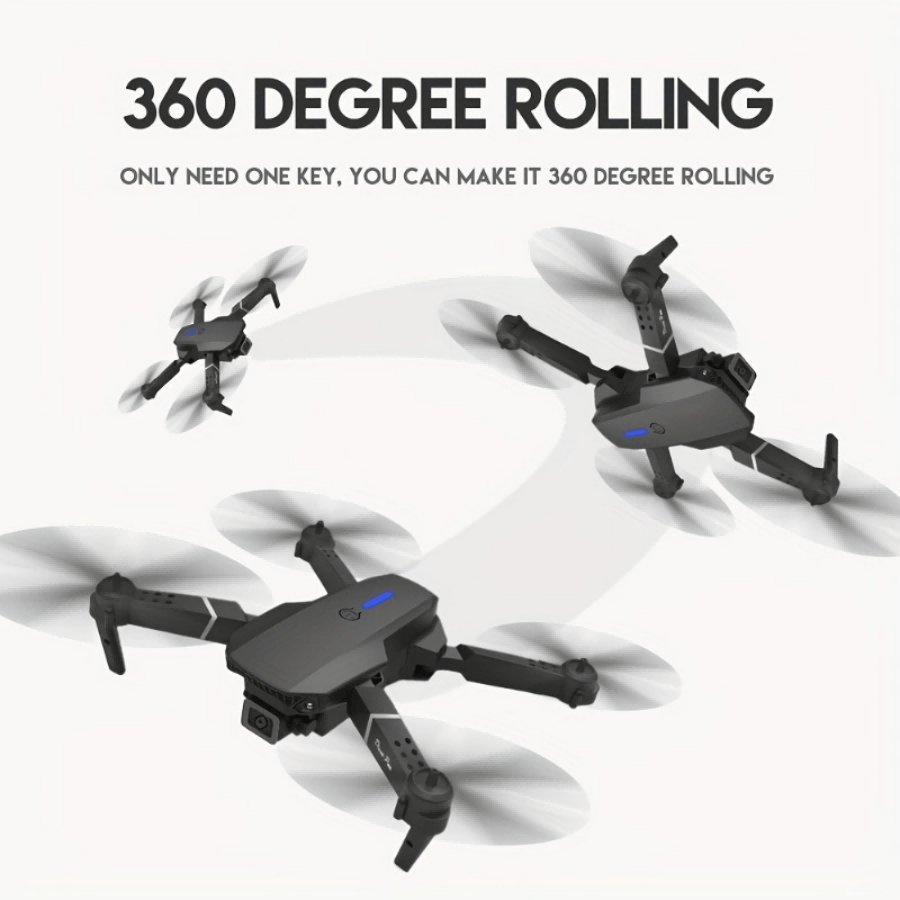 **E88 PRO All-in-One Gesture-Controlled Aerial Drone | Dual Adjustable HD Cameras + 3-Speed Wind Resistance + Touch-Free Operation, Smart Tracking with One-Click Editing, Perfect for Beginners and Outdoor Creativity** - V1102-E88PRO001 **E88 PRO All-in-One Gesture-Controlled Aerial Drone | Dual Adjustable HD Cameras + 3-Speed Wind Resistance + Touch-Free Operation, Smart Tracking with One-Click Editing, Perfect for Beginners and Outdoor Creativity** - Image 7