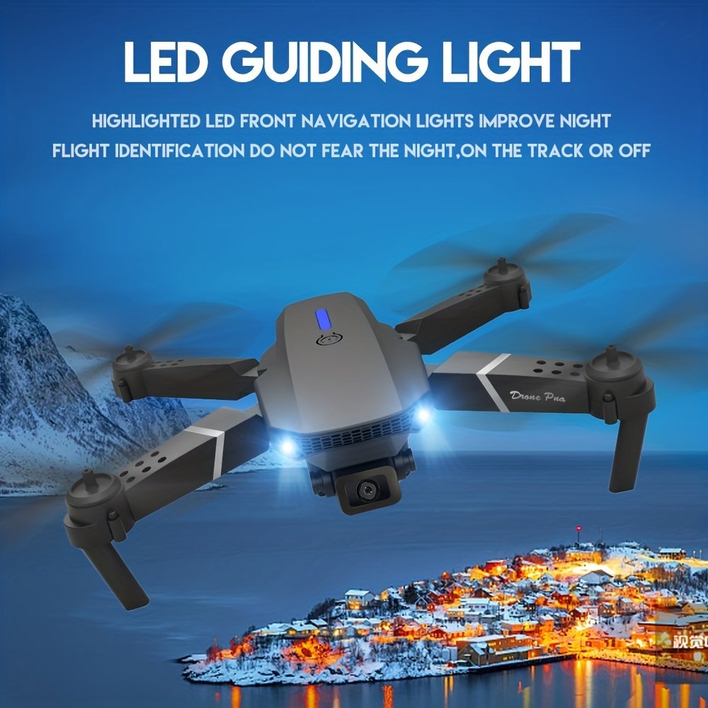 **E88 PRO All-in-One Gesture-Controlled Aerial Drone | Dual Adjustable HD Cameras + 3-Speed Wind Resistance + Touch-Free Operation, Smart Tracking with One-Click Editing, Perfect for Beginners and Outdoor Creativity** - V1102-E88PRO001 **E88 PRO All-in-One Gesture-Controlled Aerial Drone | Dual Adjustable HD Cameras + 3-Speed Wind Resistance + Touch-Free Operation, Smart Tracking with One-Click Editing, Perfect for Beginners and Outdoor Creativity** - Image 10